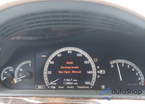 2007 Mercedes-Benz S 550 z USA, uszkodzony, nr VIN WDDNG71X67A092053